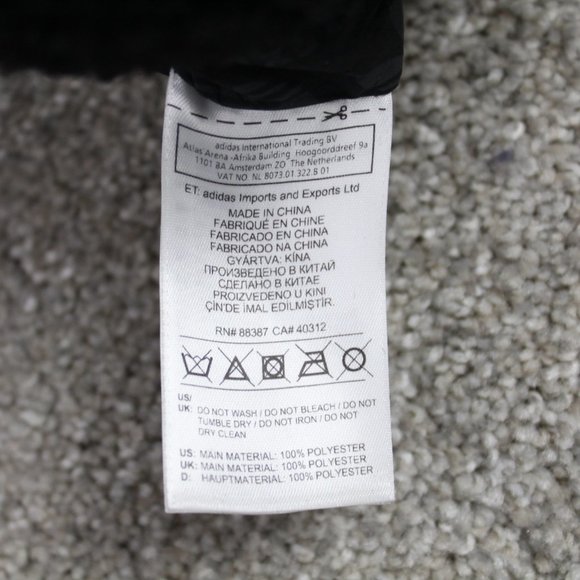 Adidas x Alexander Wang Jacket Men's M Black L/S Reversible "Packaging Paper" - Picture 11 of 13